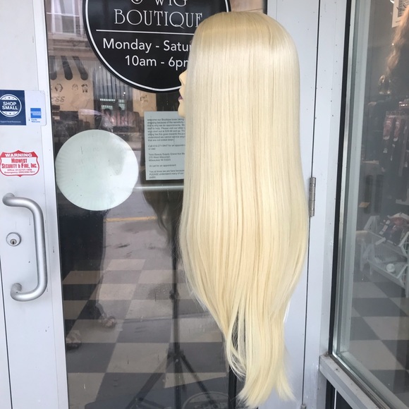 Long blonde wig 613 Swisslace Lacefront 2020 Wig main image 6